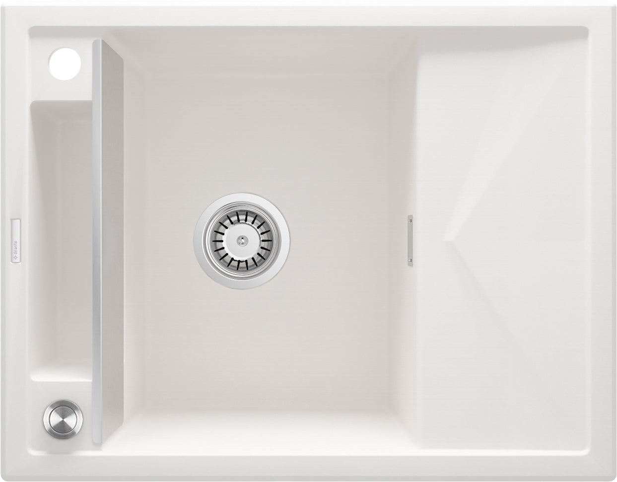 Magnetic granite sink, 1-bowl with drainer