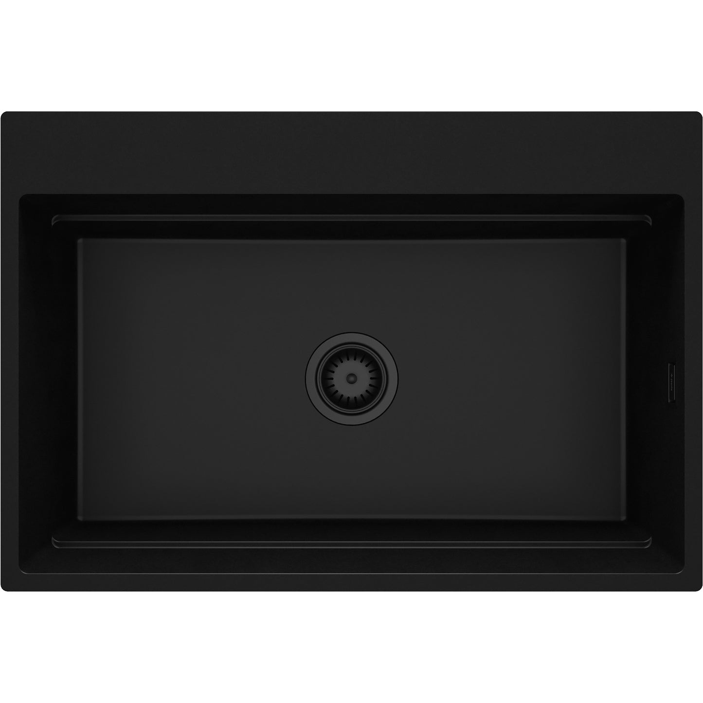 Magnetic granite sink, 1-bowl