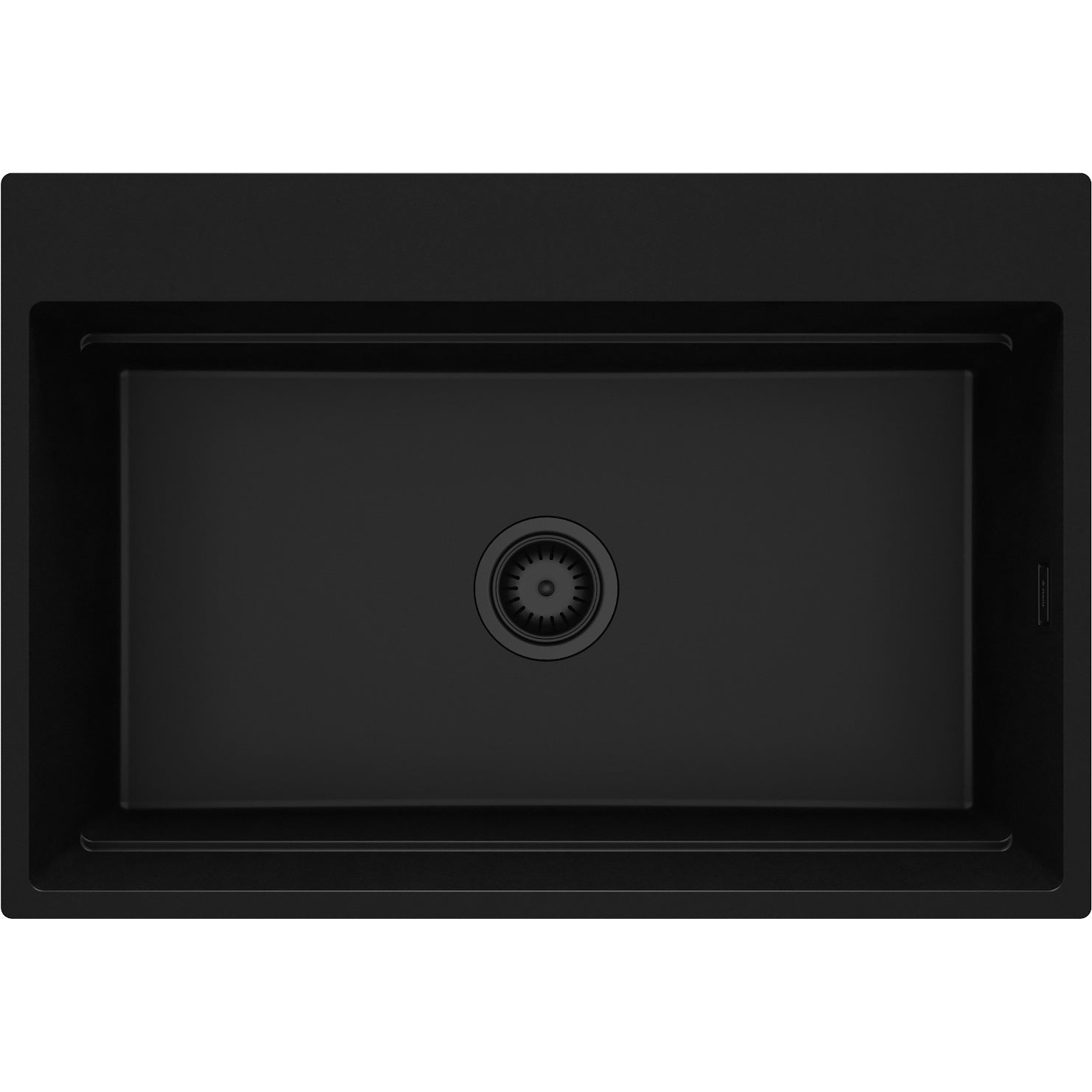 Magnetic granite sink, 1-bowl