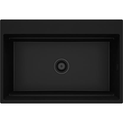 Magnetic granite sink, 1-bowl