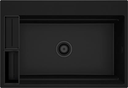 Magnetic granite sink, 1-bowl
