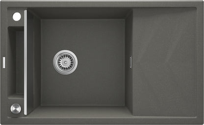Magnetic granite sink, 1-bowl with drainer