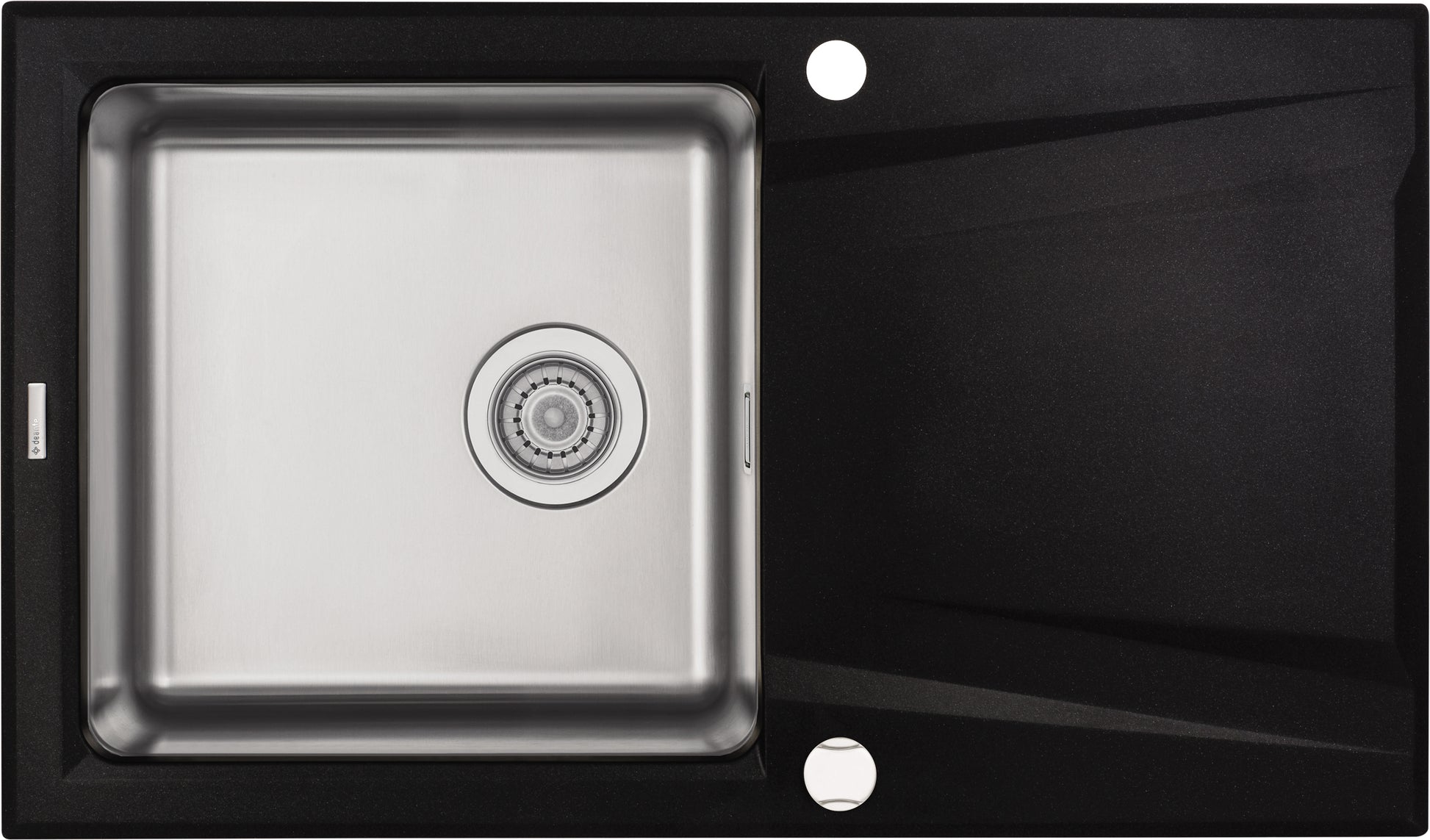 Granite-steel sink, 1-bowl with drainer