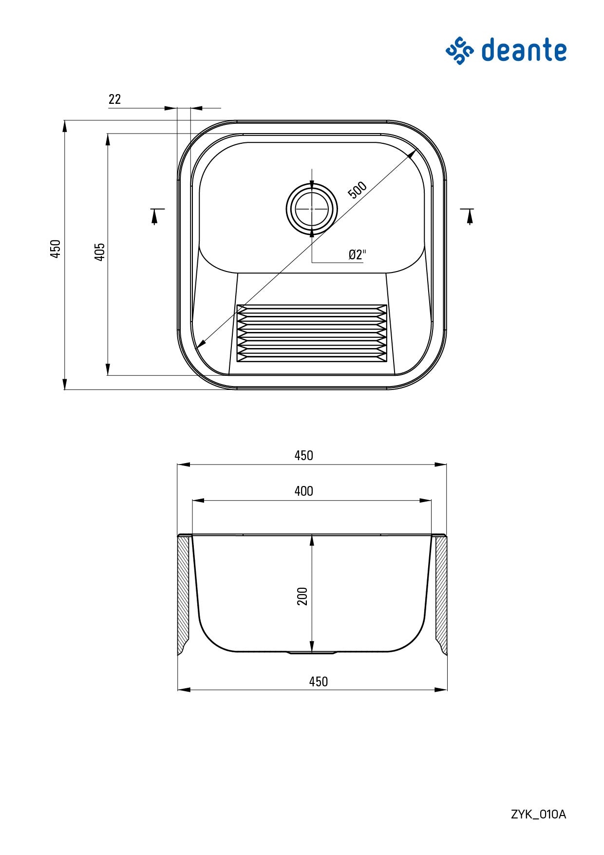 Utility sink, 1-bowl - inset or wall-mounted
