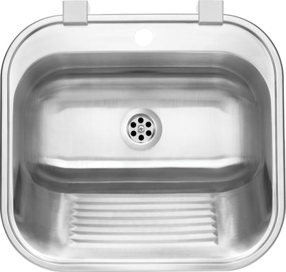 Utility sink, 1-bowl - inset or wall-mounted