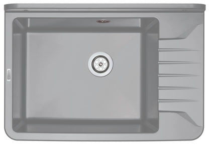 Utility sink, 1-bowl - wall-mounted