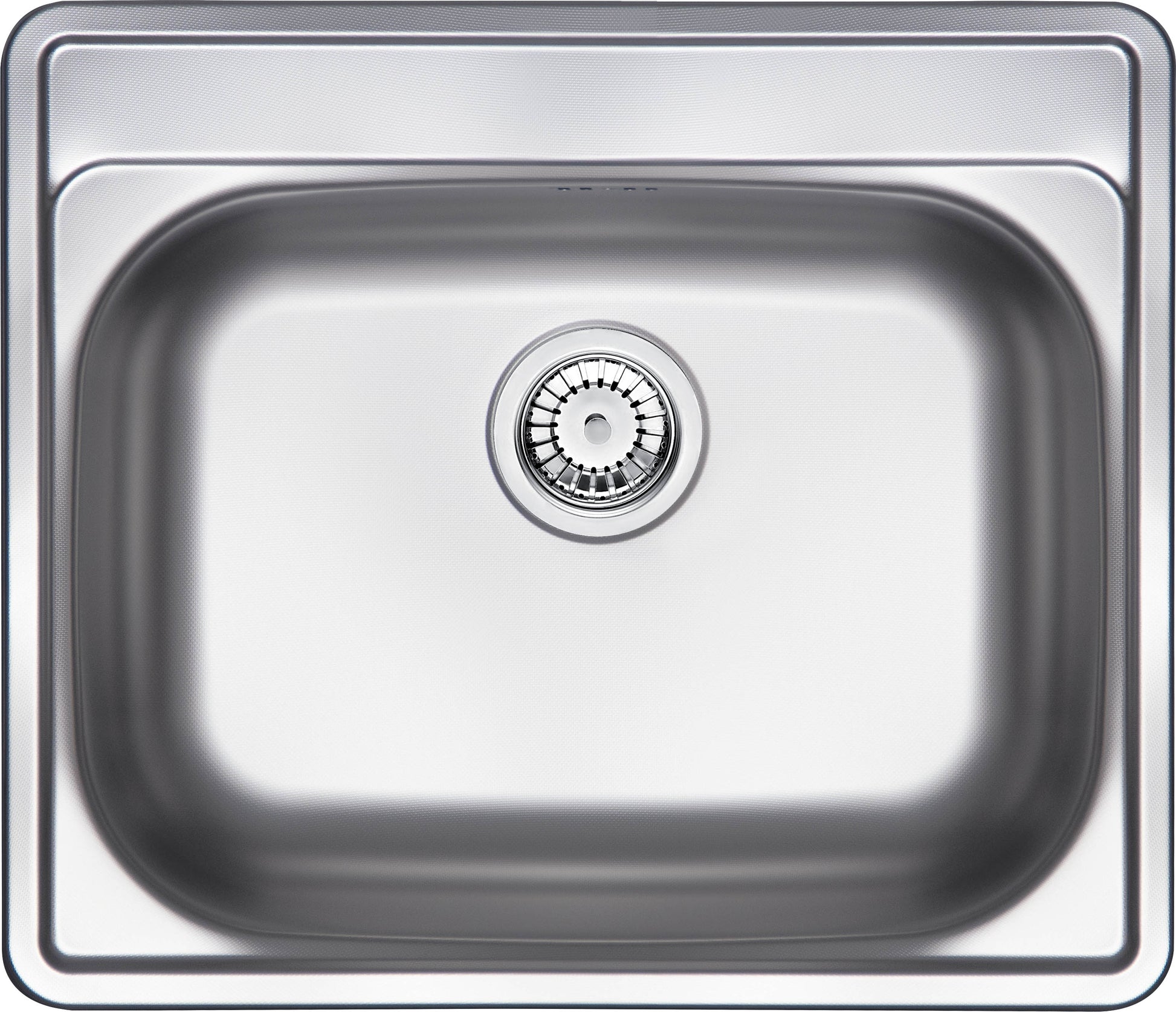 Steel sink, 1-bowl