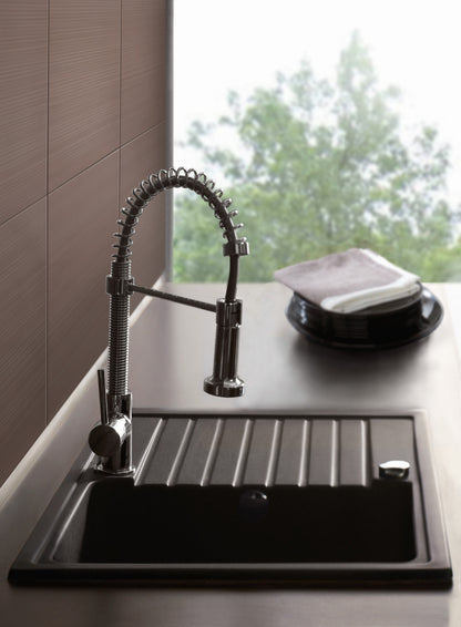 Granite sink, 1-bowl with drainer