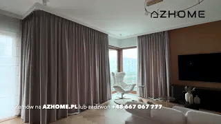 Electric curtain rod AOK AM75 RF + Zigbee BLACK