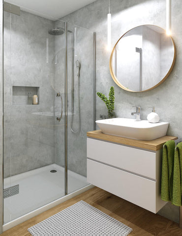 Concrete Light PVC Waterproof Panel