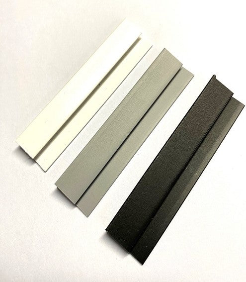 Selection of Light J PVC Capping Trim