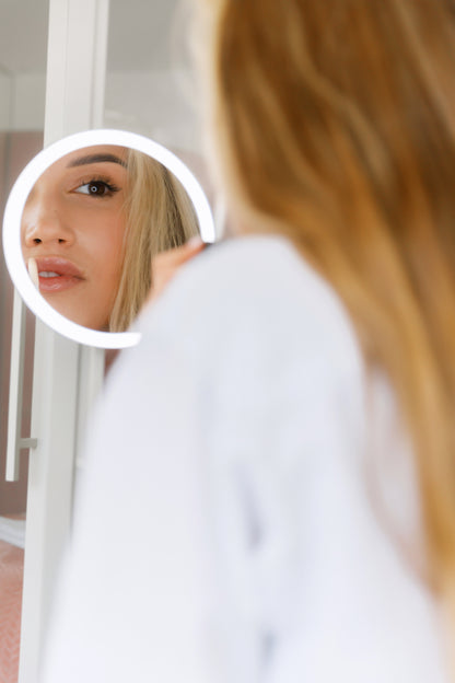 Cosmetic mirror, magnetic - LED light