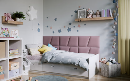 Vilo Upholstered Panel - Geo Hexagon (30x35cm)