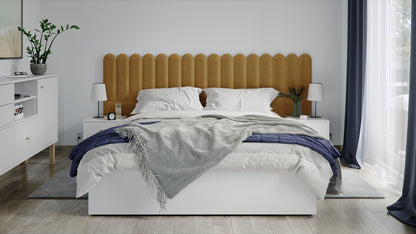 Vilo Upholstered Wall Panel - Oval (15x60cm)