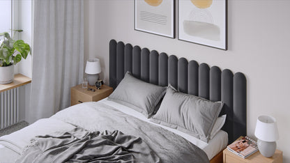 Vilo Upholstered Wall Panel - Oval (15x60cm)