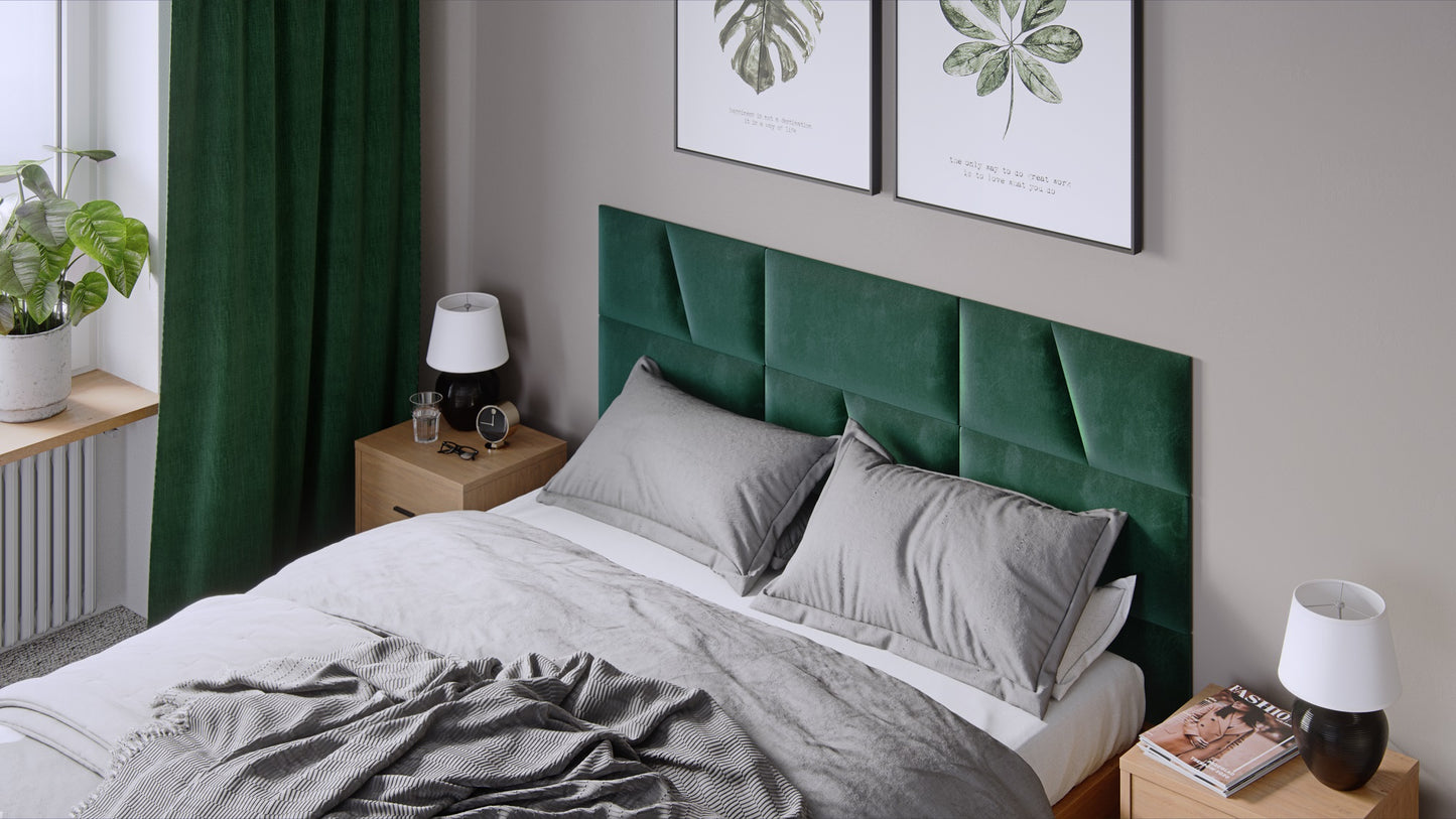Vilo Upholstered Panel - Geo Hexagon (30x35cm)