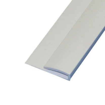Heavy PVC White J Trim for Hygienic PVC Sheet