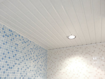 Ridged Ceiling White