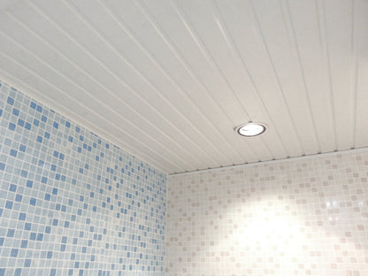 Ridged Ceiling White