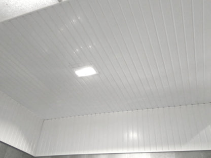 Ridged Ceiling White