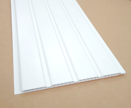 Ridged Ceiling White