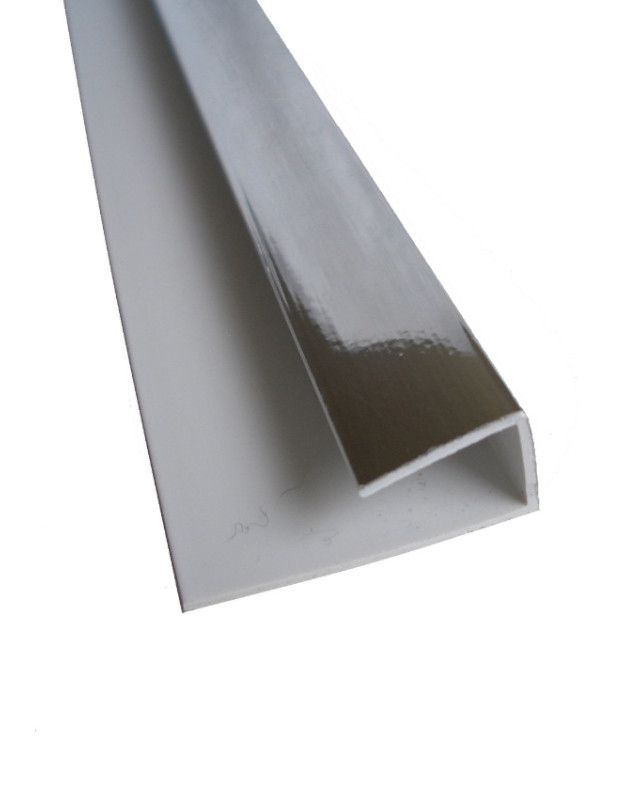 Starter PVC Chrome Trim for Meter Wide Panels - 10mm