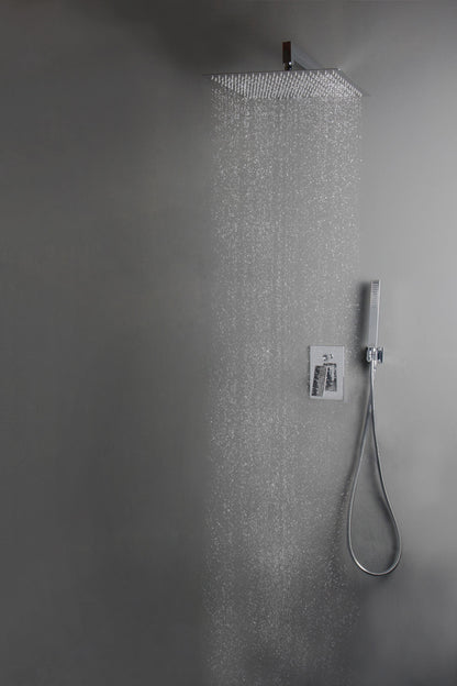 Concealed shower set
