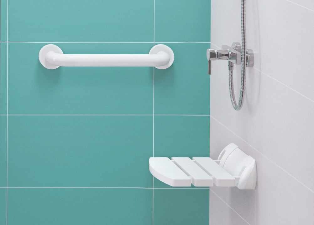 Wall-mounted seat, foldable