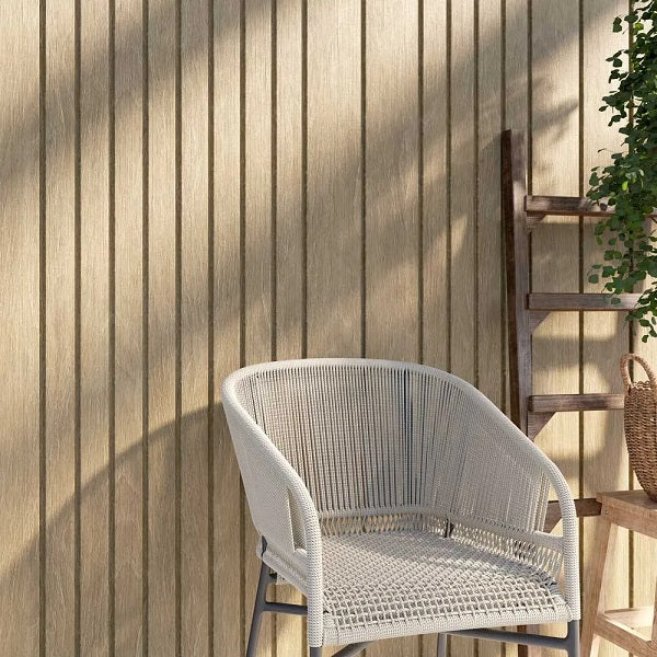 Vox Fronto Oak Slat Wall Panel on House Facade