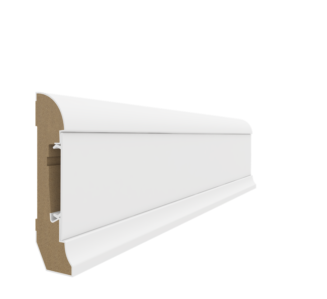Skirting Board ESTILO WHITE, FSC 2,4M