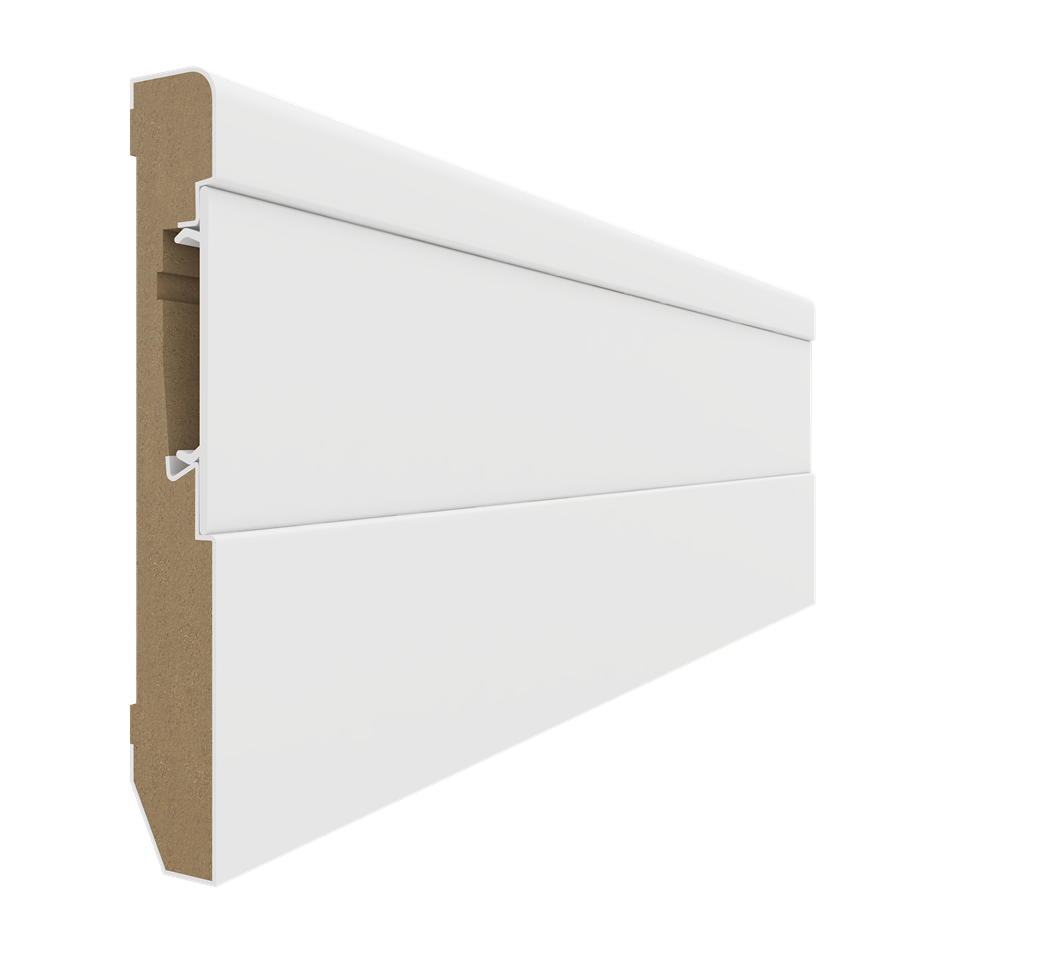 Skirting Board ESTILO WHITE, FSC 2,4M