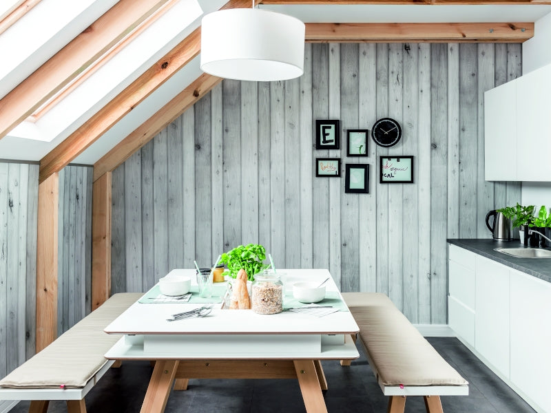 Whitewash Pine Decorative PVC Tongue & Groove Wall Cladding Panels